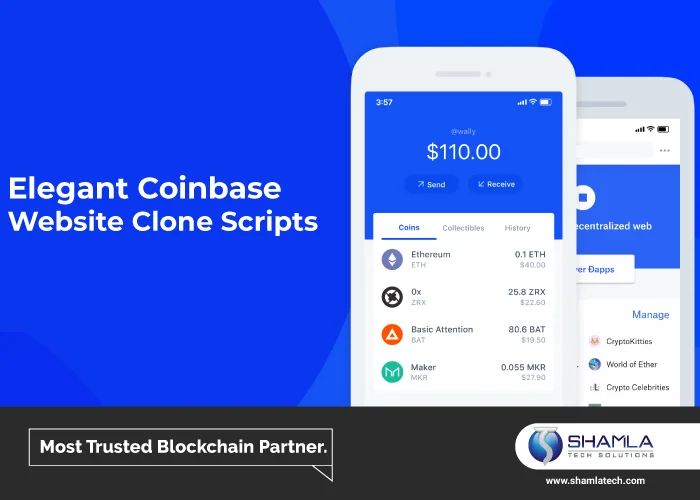 Coinbase Website Clone Script