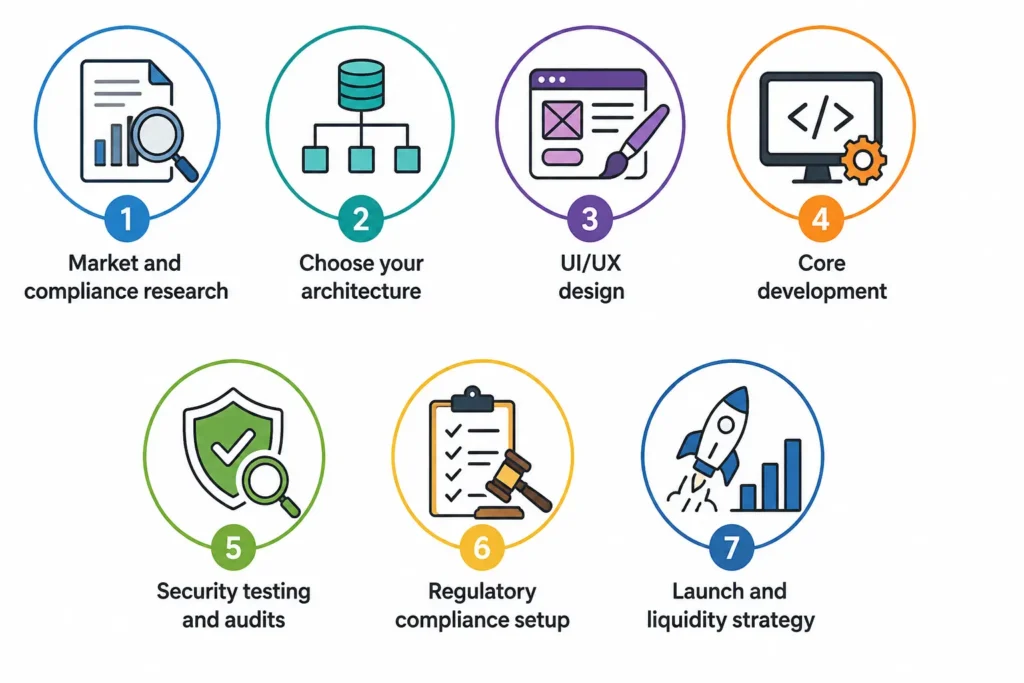 7 Step Create Your P2P Crypto Exchange Software