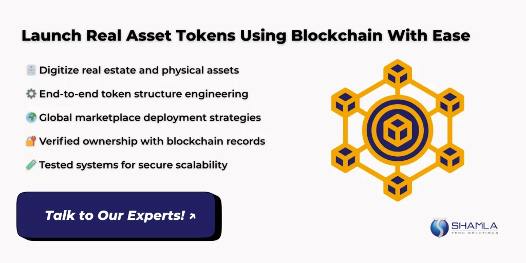 Tokenization of assets on blockchain