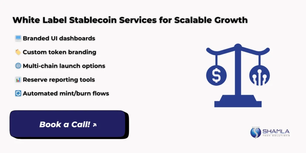 White label stablecoin services