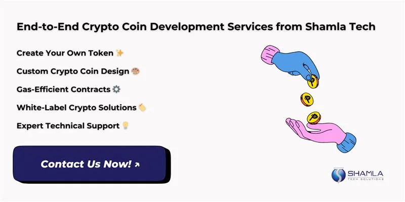 crypto coin development services with shamla tech