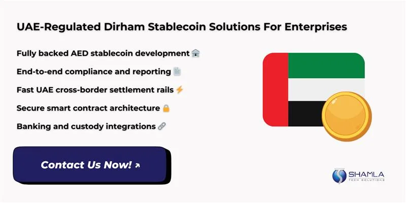 UAE-Regulated Dirham-Backed Stablecoin solutions