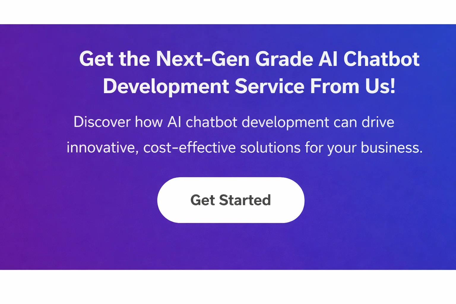 Grade AI Chatbot Development Services