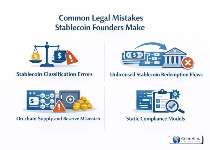 Common Legal Mistakes Stablecoin Founders Make