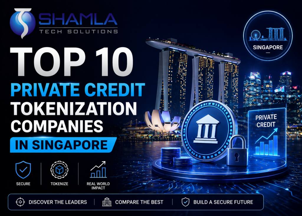 Private Credit Tokenization Companies in Singapore i need poster