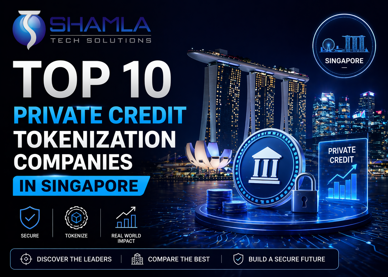 Private Credit Tokenization Companies in Singapore i need poster