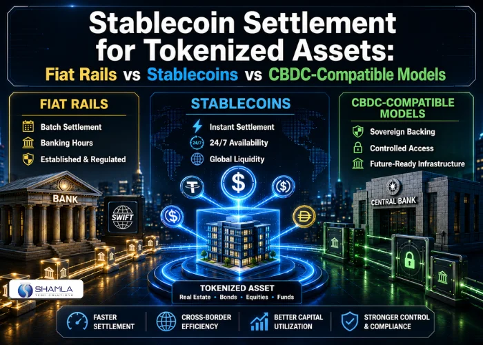 stablecoin settlement for tokenized assets