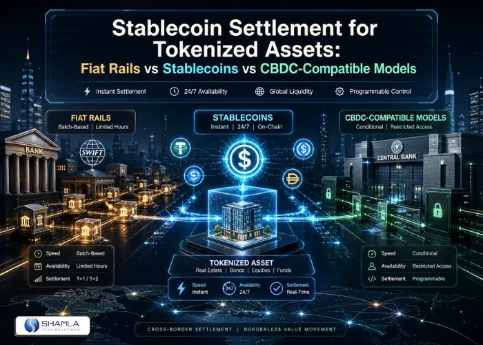 stablecoin settlement for tokenized assets