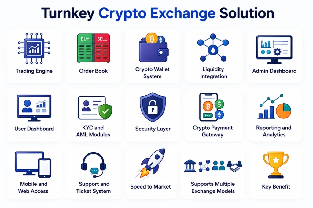 What Are the Must-Have Components in a Turnkey Crypto Exchange
