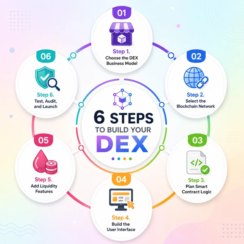 6 Steps to Launch DEX Exchange in 2026