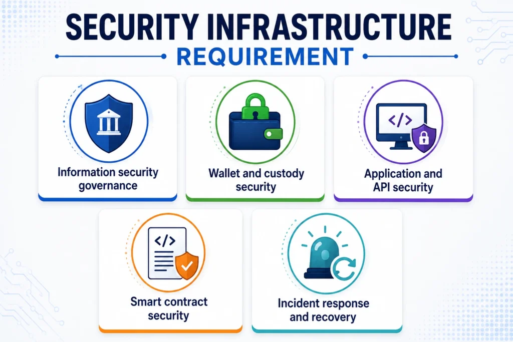 Security Infrastructure Requirement for a Digital Assets Exchange