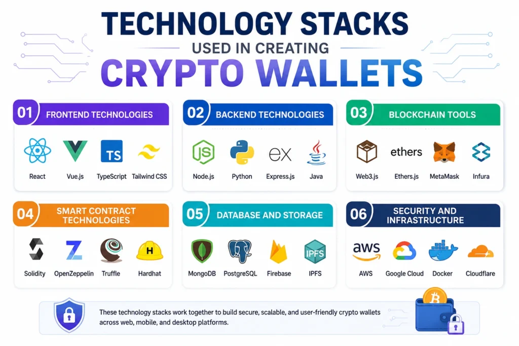 Technology Stacks Used in Creating Crypto Wallets