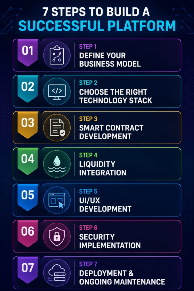 Steps to Create Your Own Swap Exchange Platform