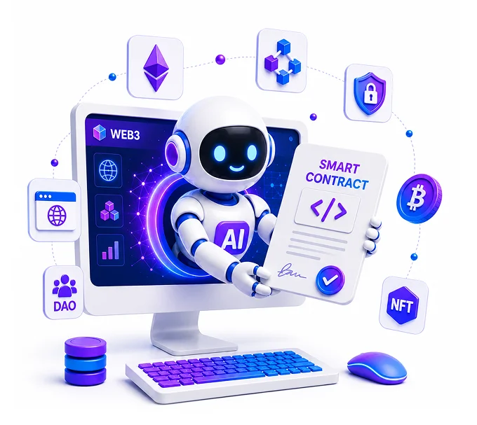 Web3 Smart Contract Development Hero Section
