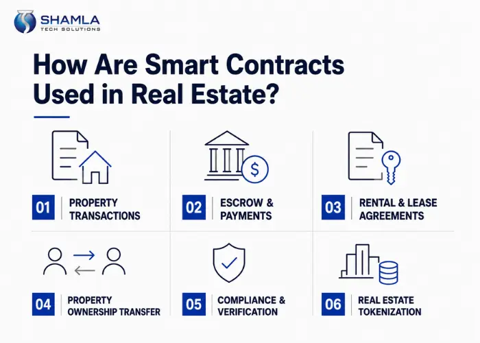How are Smart contract used in Real Estate